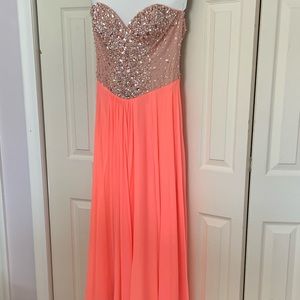 Coral Prom Dress